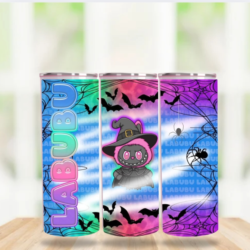 LABUBU Halloween Tumblers - Vibrant Multicolor Set